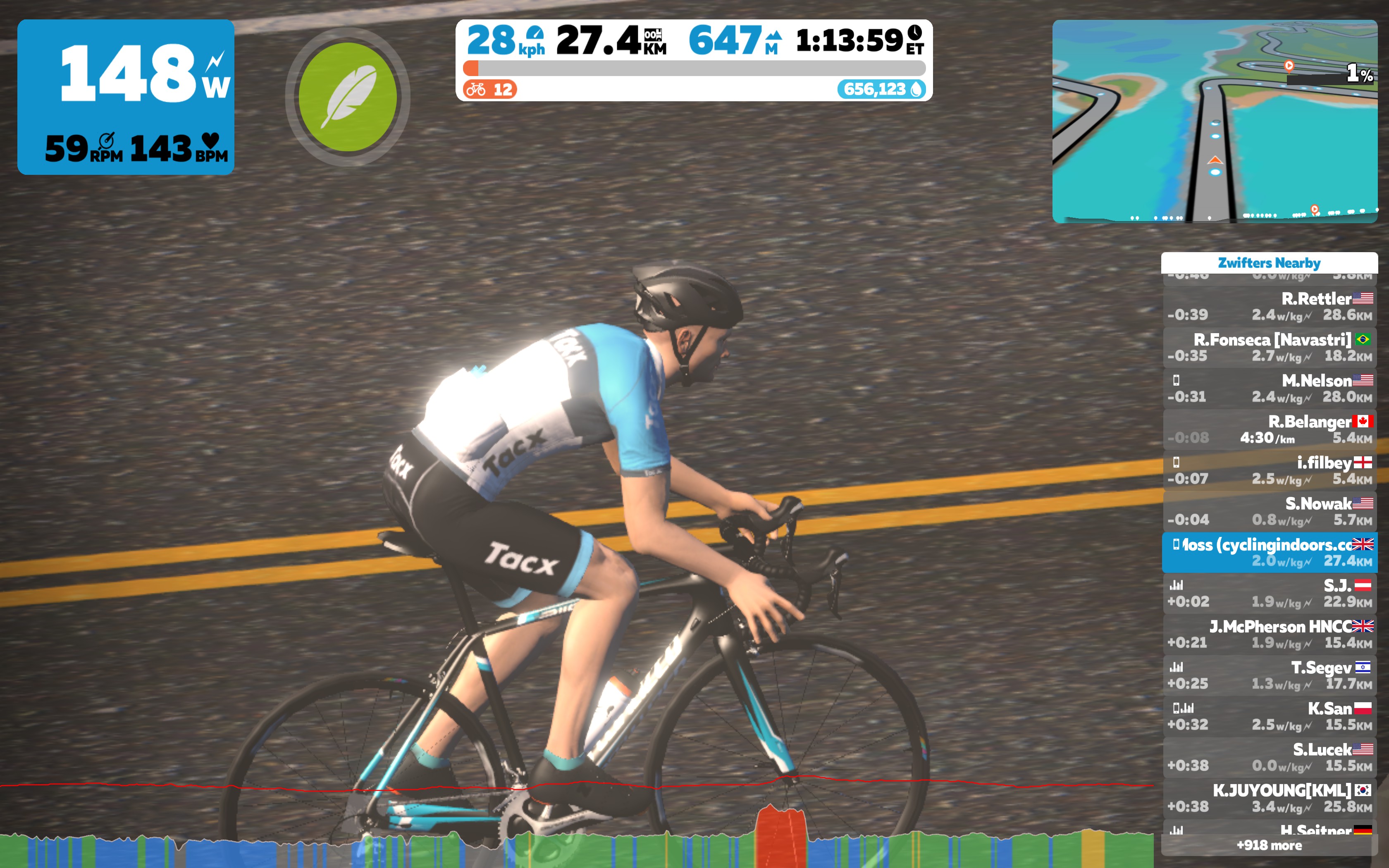 Zwift Mountain 8 Reverse Epic KOM + Radio Tower Climbs Cycling Indoors