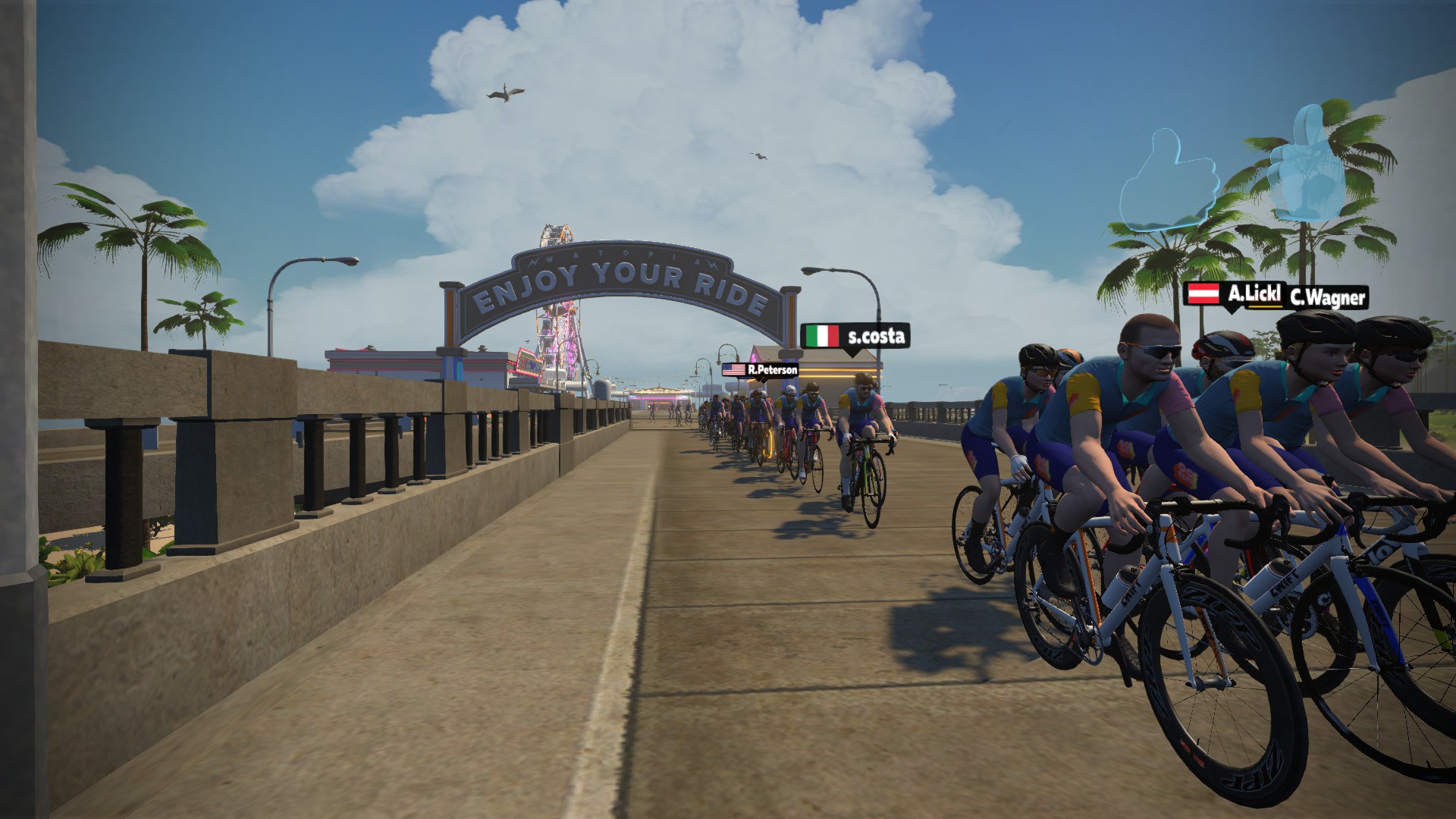 Tour de Zwift Stage 3 Group Ride Long Distance Cycling Indoors