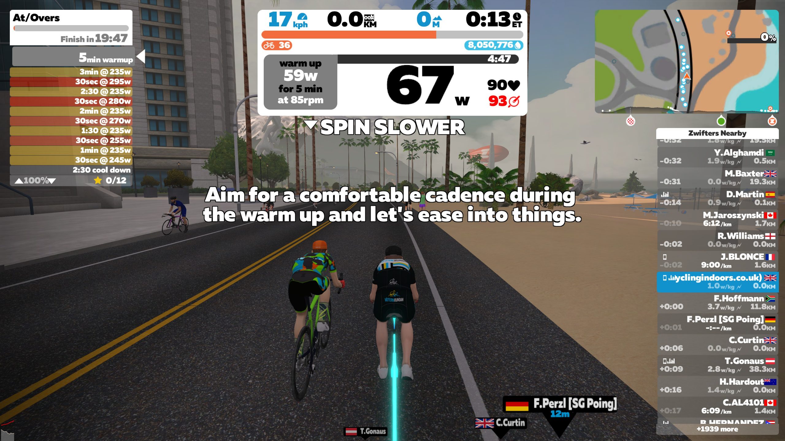 Zwift Workout Of The Week: AT/OVERS | Cycling Indoors