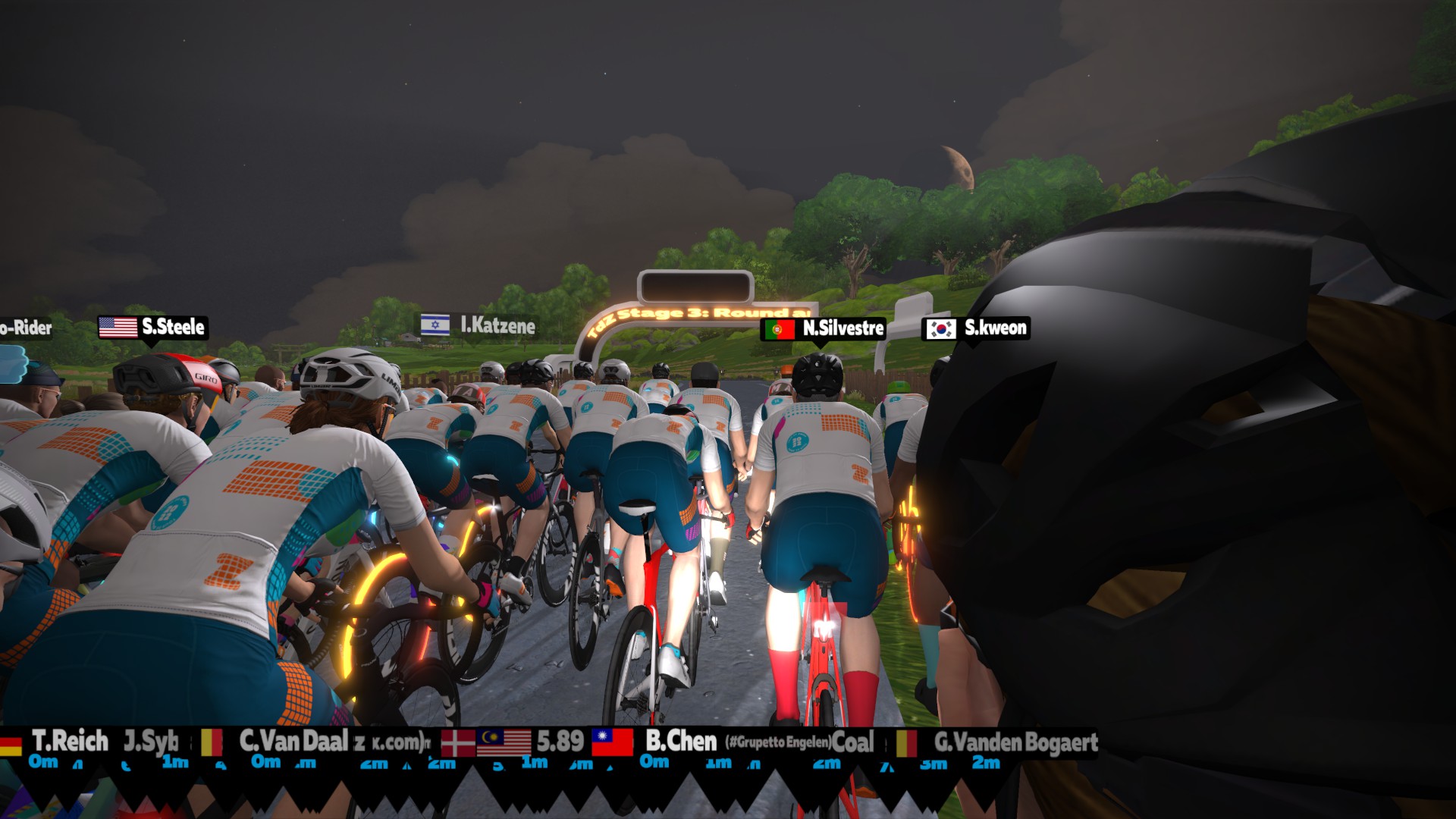 Tour de Zwift 2022 Stage 3 Long Ride Cycling Indoors