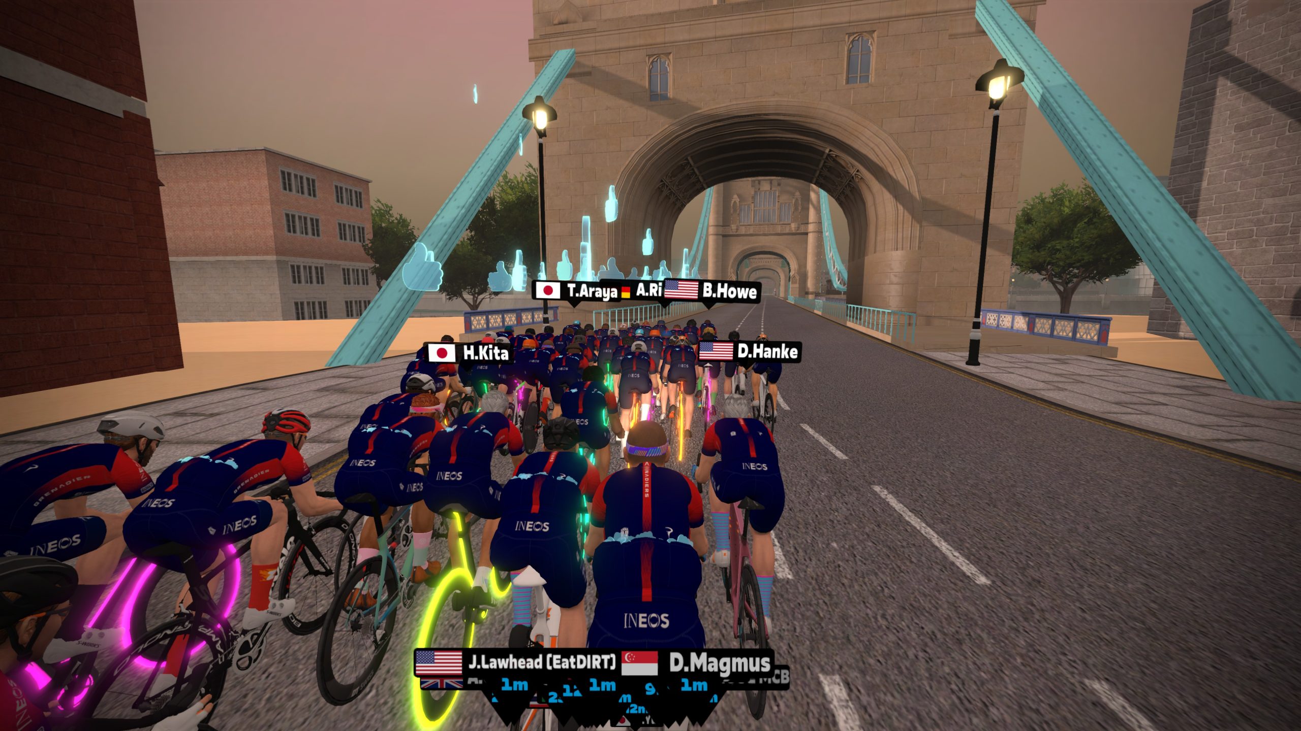 [AoC Day #6] Zwift Race Like A Pro: Stage 1 - London Loop Reverse ...