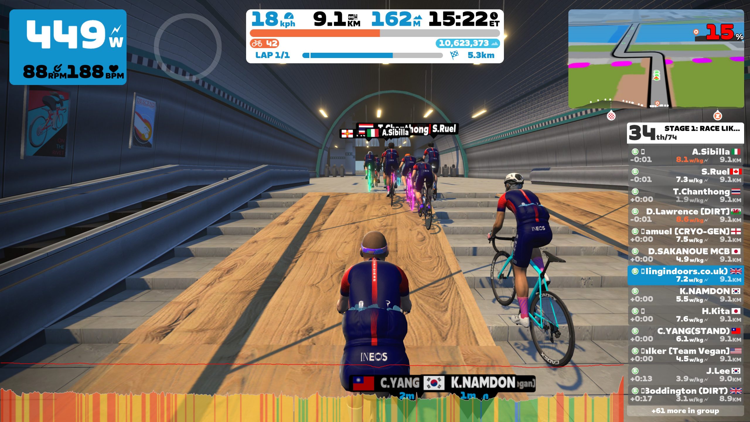 [AoC Day #6] Zwift Race Like A Pro: Stage 1 - London Loop Reverse ...