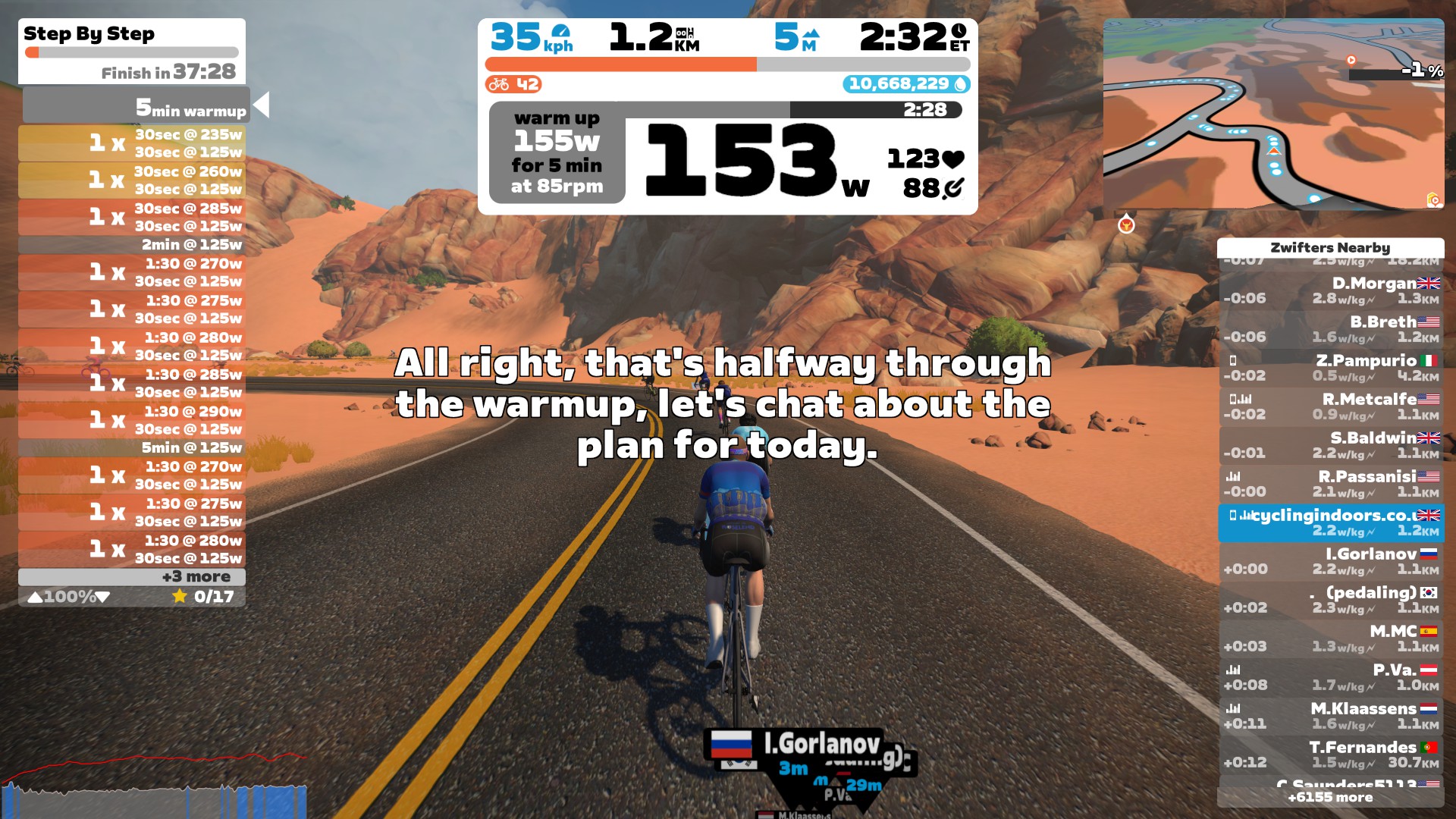 [AoC Day #8] Zwift Workout Of The Week: Step By Step | Cycling Indoors