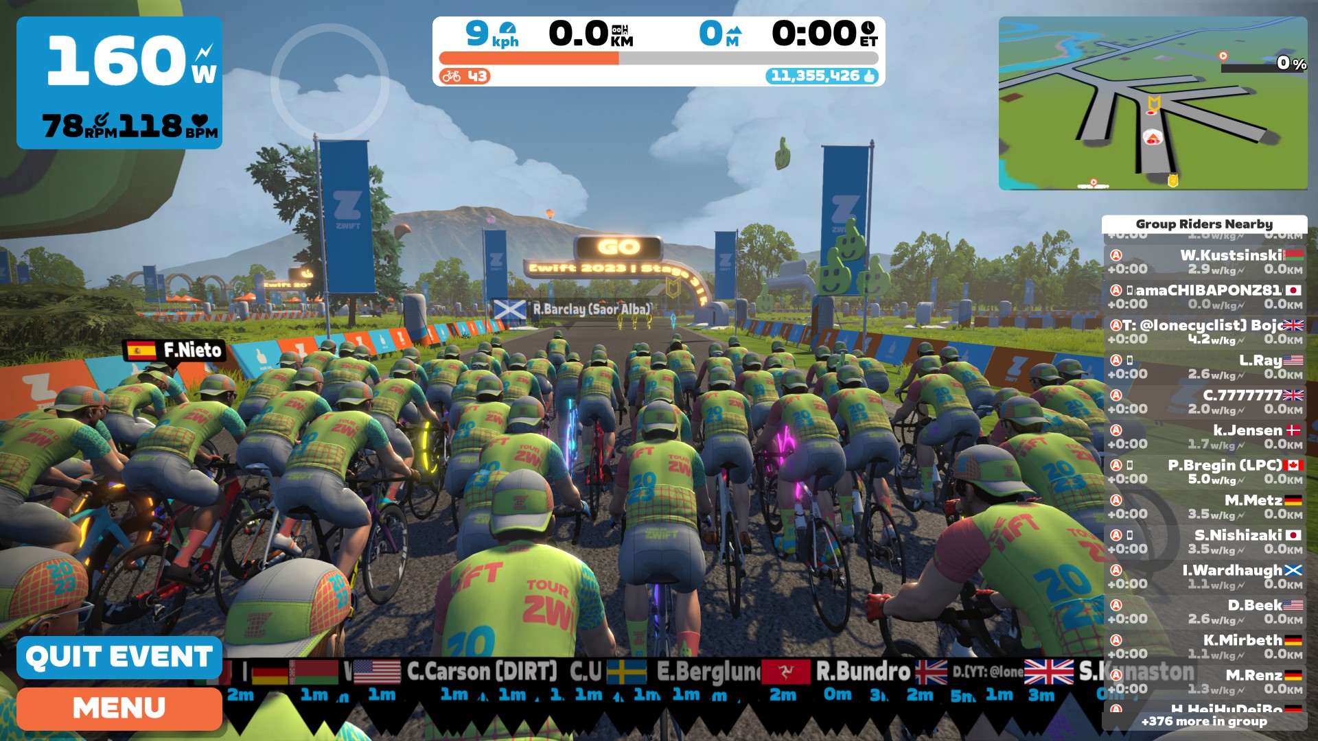 Tour De Zwift 2023 | Stage 3 | Longer Ride | Cycling Indoors